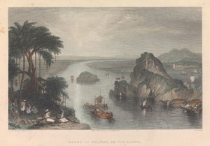 Szene bei Colgong am Ganges von Edward Goodall