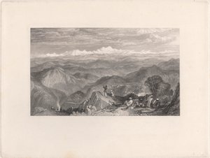Schneebedecktes Gebirge, von Tyne oder Marma