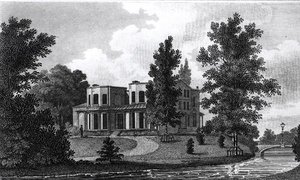 Lord Nelsons Villa in Merton, veröffentlicht 1806