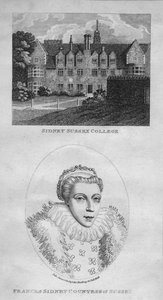 Sidney Sussex College, Frances Sidney Gräfin von Sussex, 1801 von Edward Harding