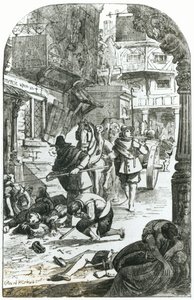 Die Große Pest von London im Jahr 1665 von Edward Henry Corbould