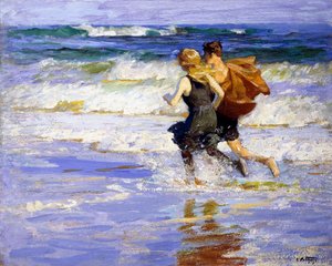 Am Strand von Edward Henry Potthast