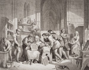 Einführung der Druckkunst, aus 