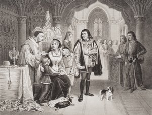 Die Söhne von Edward IV. werden von ihrer Mutter getrennt durch Richard Herzog von Gloucester, 16. Juni 1483, aus 