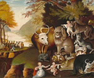 Friedliches Königreich von Edward Hicks