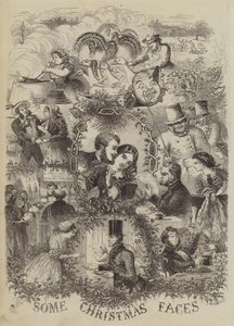 Einige Weihnachtsgesichter von Edward Hull