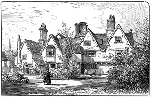 Das Haus von Dr. John Hall, Stratford-upon-Avon, Warwickshire, 1885