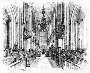 Bath Abbey, Bath, Somerset, 1902-1903 von Edward J. Burrows