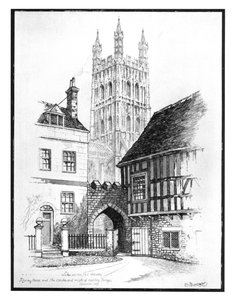 Kathedrale von Gloucester, 1901
