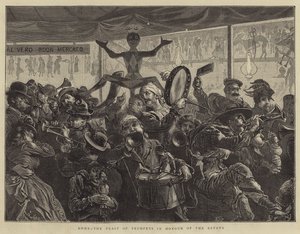 Rom, das Fest der Trompeten zu Ehren der Befana von Edward John Gregory