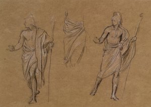 Studie von Hirten, ca. 1875 von Edward John Poynter