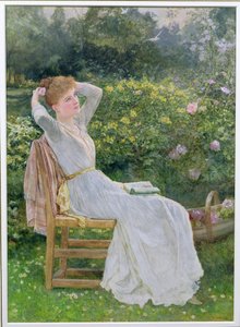 Sommerzeit: Porträt der Frau des Künstlers, Hannah