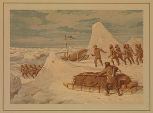 Polarskizzen. Auf dem nördlichen Marsch, 8. April von Edward Lawton Moss