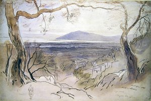 Ein Blick auf Levkas, Ionische Inseln von Edward Lear