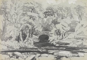 Calder Brücke von Edward Lear