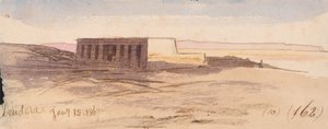 Dendera von Edward Lear