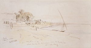 Esneh, Ägypten von Edward Lear