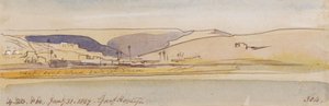 Garf Hosayn; 16:20 Uhr, 31. Jan. 1867 (304) von Edward Lear