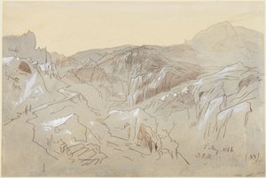 Berge in Dalmatien von Edward Lear