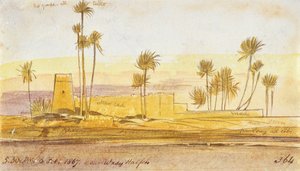 In der Nähe von Wady Halfeh, 17:30 Uhr, 6. Februar 1867