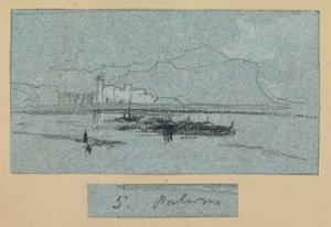 Palermo, aus Ansichten von Sizilien von Edward Lear