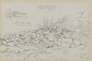 Sorrent, 2. August 1838 von Edward Lear