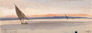Sonnenuntergang von Edward Lear