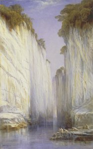 Die Marmorfelsen - Nerbudda Jubbolpore