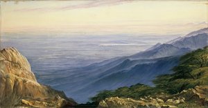 Die Ebenen der Lombardei vom Monte Generoso, 1880