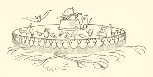 Der Hut des Quangle Wangle (Gravur) von Edward Lear