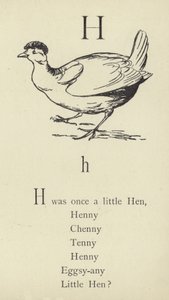 Der Buchstabe H von Edward Lear