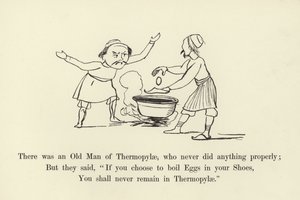 Es war ein alter Mann von Thermopylae, der nie etwas richtig machte von Edward Lear