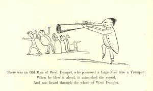 Es war ein alter Mann von West Dumpet, der eine große Nase wie eine Trompete besaß von Edward Lear