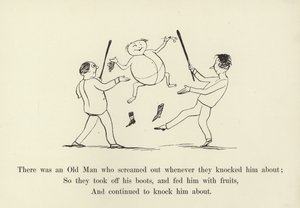 Es war ein alter Mann, der schrie, wann immer sie ihn schlugen von Edward Lear