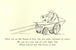 Es war eine alte Person aus Pett, die teilweise von Reue verzehrt wurde von Edward Lear