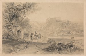 Valmontone, aus Ansichten von Rom und seiner Umgebung, 1841