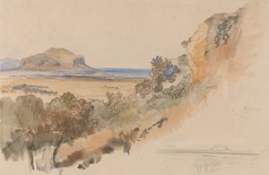 Ansicht in der Nähe von Palermo von Edward Lear