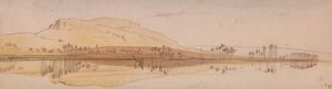 Blick auf den Nil von Edward Lear