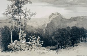 Ansichten von Rom und seiner Umgebung: Civitella di Subiaco von Edward Lear