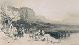 Ansichten von Rom und seiner Umgebung: Blick auf Norba von Edward Lear