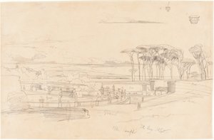 Villa Pamphili von Edward Lear