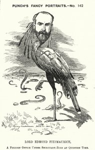 Punch-Karikatur: Edmond Fitzmaurice von Edward Linley (after) Sambourne