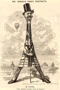 (Alexandre) Gustave Eiffel (1832-1923) französischer Bauingenieur von Edward Linley Sambourne