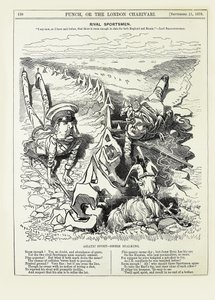 Rivalisierende Sportler. Ich sage jetzt, wie ich es schon früher gesagt habe, dass es genug Platz gibt..., 1878