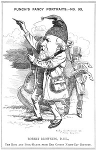 Robert Browning, englischer Dichter und Dramatiker, 1882