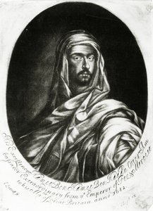 Seine Exzellenz Hamet Ben Hamet Ben Haddu Otter, veröffentlicht von John Lloyd, 1682