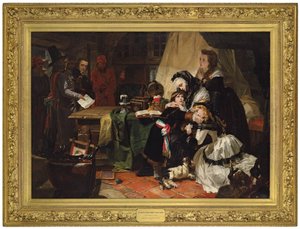 Der letzte Abschied von Marie Antoinette und ihrem Sohn, 1856 von Edward Matthew Ward
