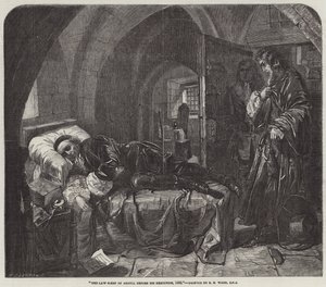 Der letzte Schlaf von Argyll vor seiner Hinrichtung, 1685