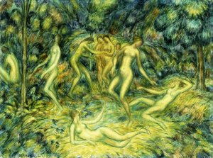 Tanzende Nymphen, 1918 von Edward Middleton Manigault