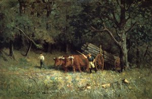 Die Kühe nach Hause treiben, 1881